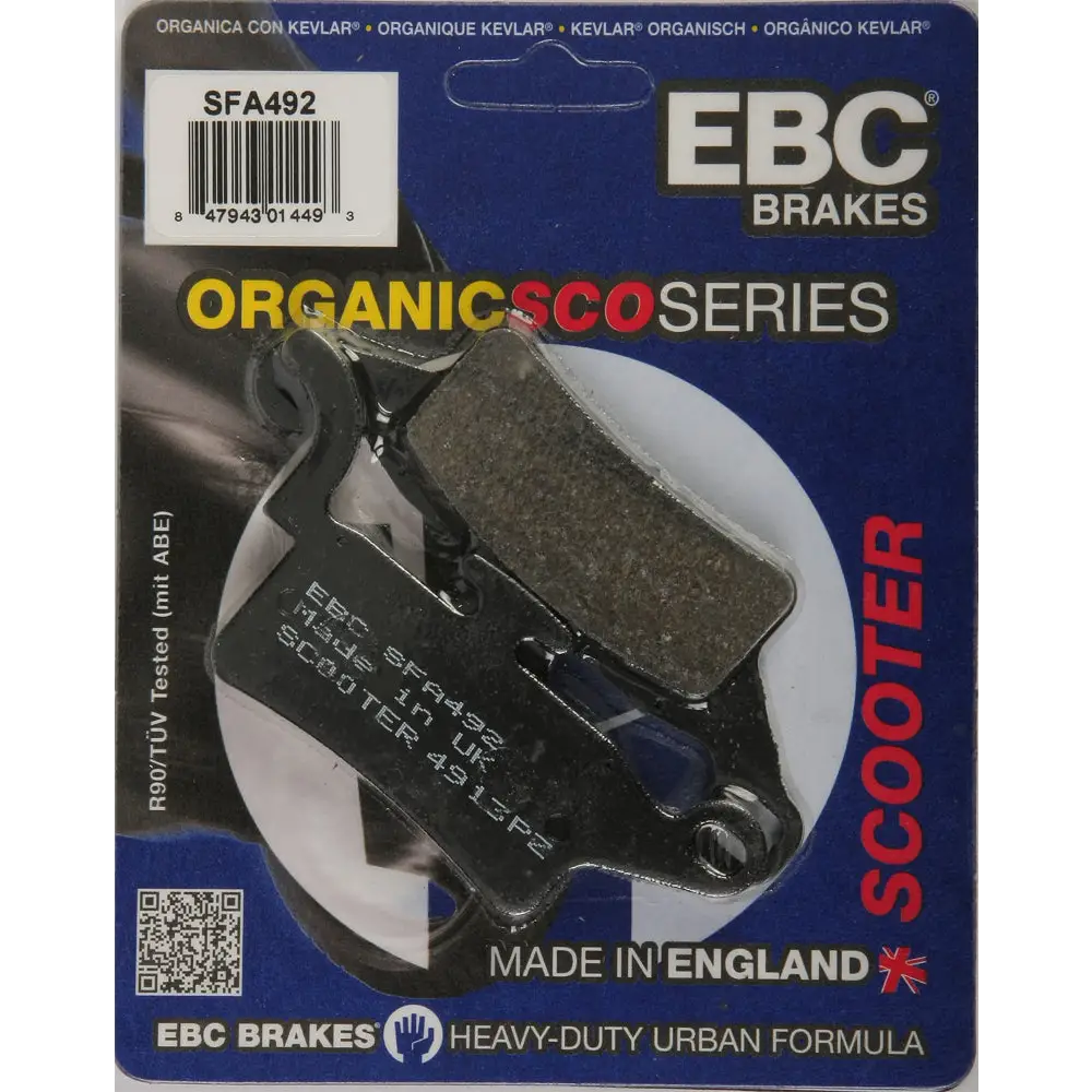 Brake Pads Sfa492 Organic