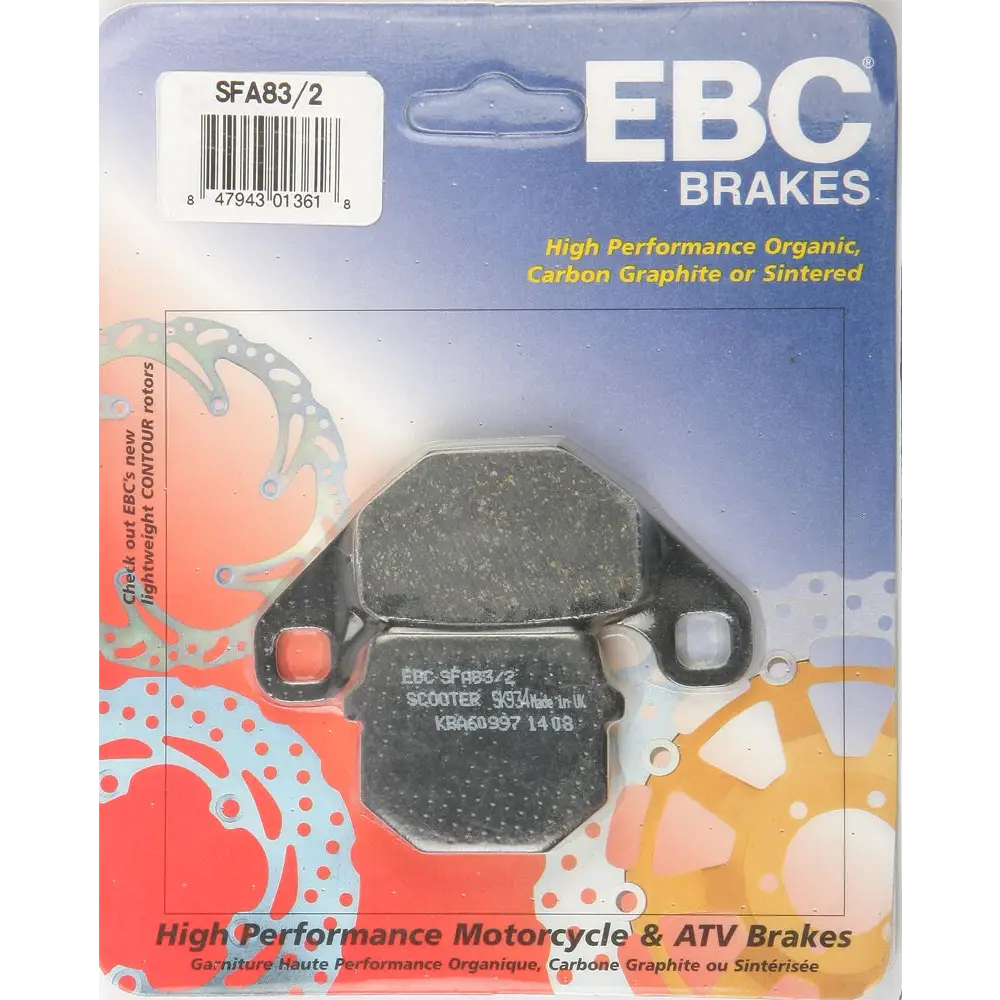 Brake Pads Sfa83/2 Organic