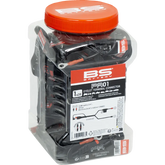 BS BATTERY Eyelet Connector - Battery - Wire Terminal - Black/Red - 20 Pack 700573