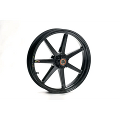 BST Mamba TEK 7 Spoke Carbon Fiber Rear Wheel for the Aprilia RSV4 / Tuono V4 RSVR / Tuono 1000 (04-09) - 6.0 x 17