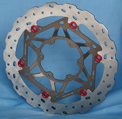 BrakeTech Cobra SS Race-Spec 320mm x 6mm Superbike Race Rotors (Pair) Yamaha MT-07 2021-2025 - Part #BTR-Y4