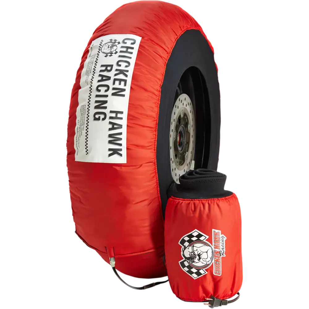 CHICKEN HAWK RACING Tire Warmers - Standard - Red - 250GP - Pair PRIV-STD-S/M - Tire Warmers