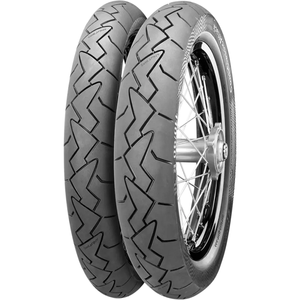 CONTINENTAL Tire - ClassicAttack - Front - 100/90R19 - 57V 02441780000