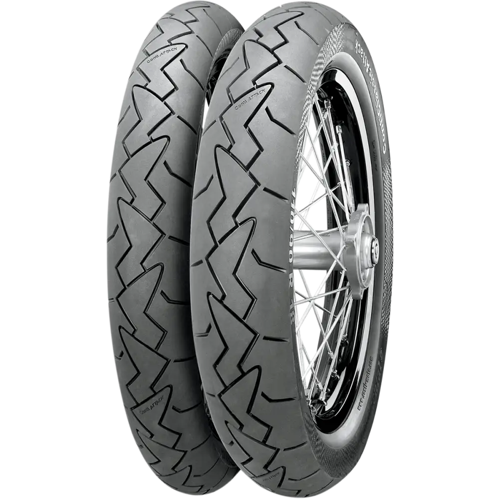 CONTINENTAL Tire - ClassicAttack - Front - 90/90R18 - 51V 02443340000