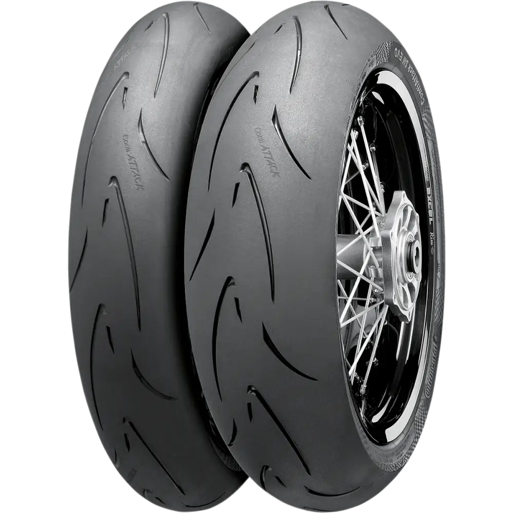 CONTINENTAL Tire - ContiAttack SM Evo - Front - 110/70R17 - 54H 02445720000