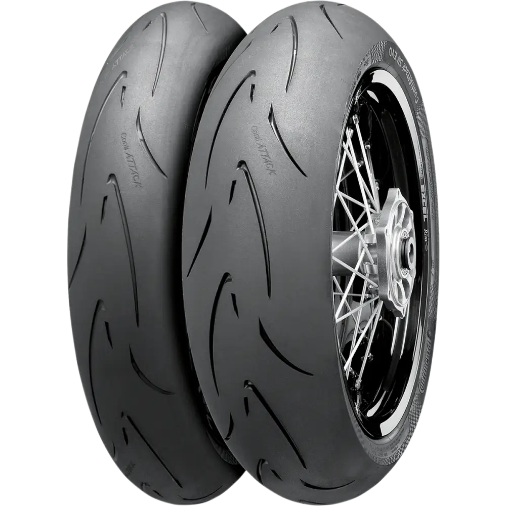 CONTINENTAL Tire - ContiAttack SM Evo - Rear - 150/60R17 - 66H 02445760000