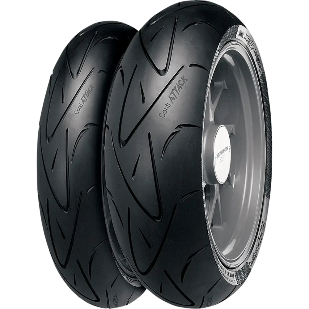 CONTINENTAL Tire - ContiSportAttack - Rear - 180/55ZR17 - (73W) 02443930000