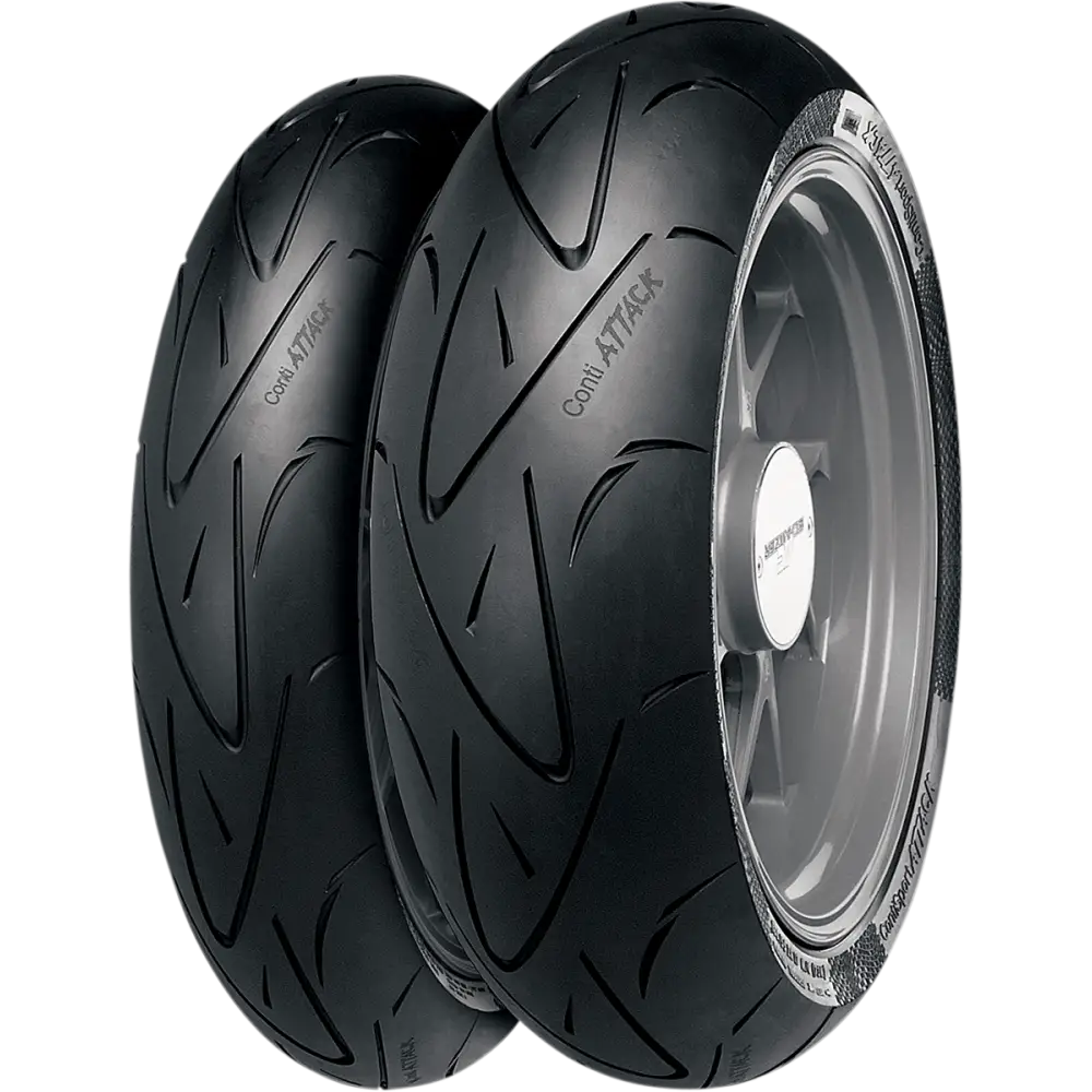 CONTINENTAL Tire - ContiSportAttack - Rear - 190/55ZR17 - (75W) 02443950000