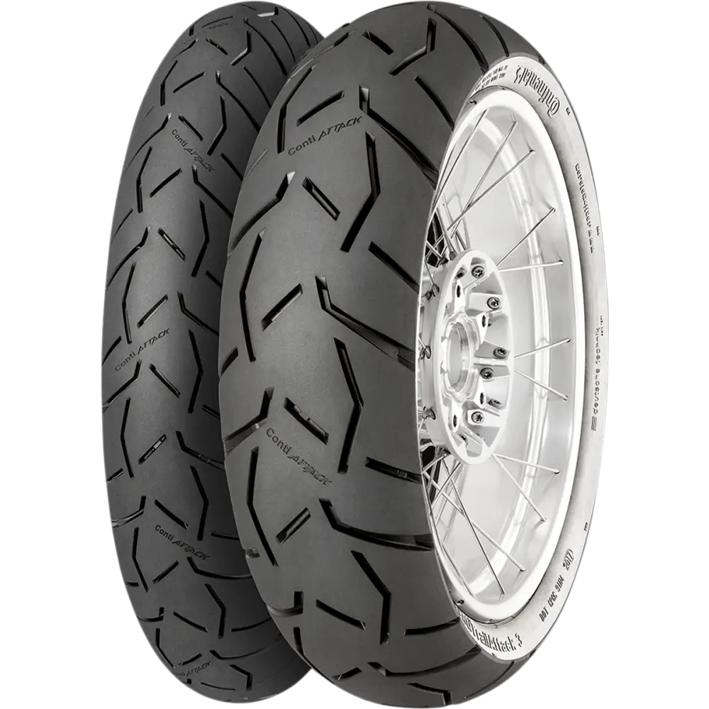CONTINENTAL Tire - ContiTrailAttack 3 - Front - 120/70R19 - 60V 02445320000