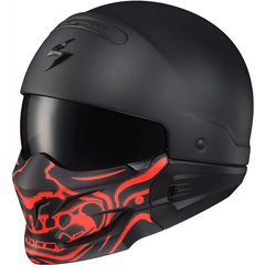 Covert Face Mask Samurai Glow In The Dark Red