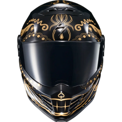 Covert Fx Full Face Helmet El Malo Gold/Gloss Black Md
