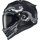 Covert Fx Full Face Helmet El Malo White/Matte Black Lg