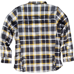 Covert Womens Flannel White/Yellow Xl