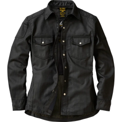 Covert Womens Wax Riding Shirt Black Md