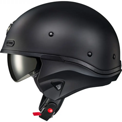 Covert X Open Face Helmet Matte Black Lg