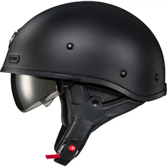 Covert X Open Face Helmet Matte Black Lg