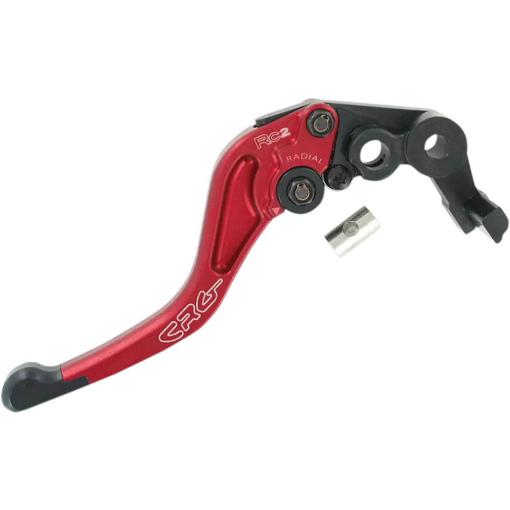 CRG Brake Lever - RC2 - Short - Red 2RN-521-H-R - Handlebars Controls Mirrors