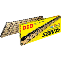 DID 520 VX3 - Chain - Gold - 110 Links M520VX3G110FB