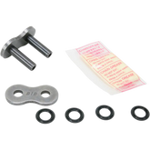 DID 525 ZVMX - Silver - Rivet Connecting Link ZJ525ZVMX