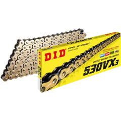 DID 530 VX3 - Drive Chain - 110 Links - Gold M530VX3G110ZB