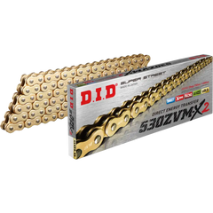 DID 530 ZVM-X2 - Drive Chain - 120 Links - Gold M530ZVMX2G120