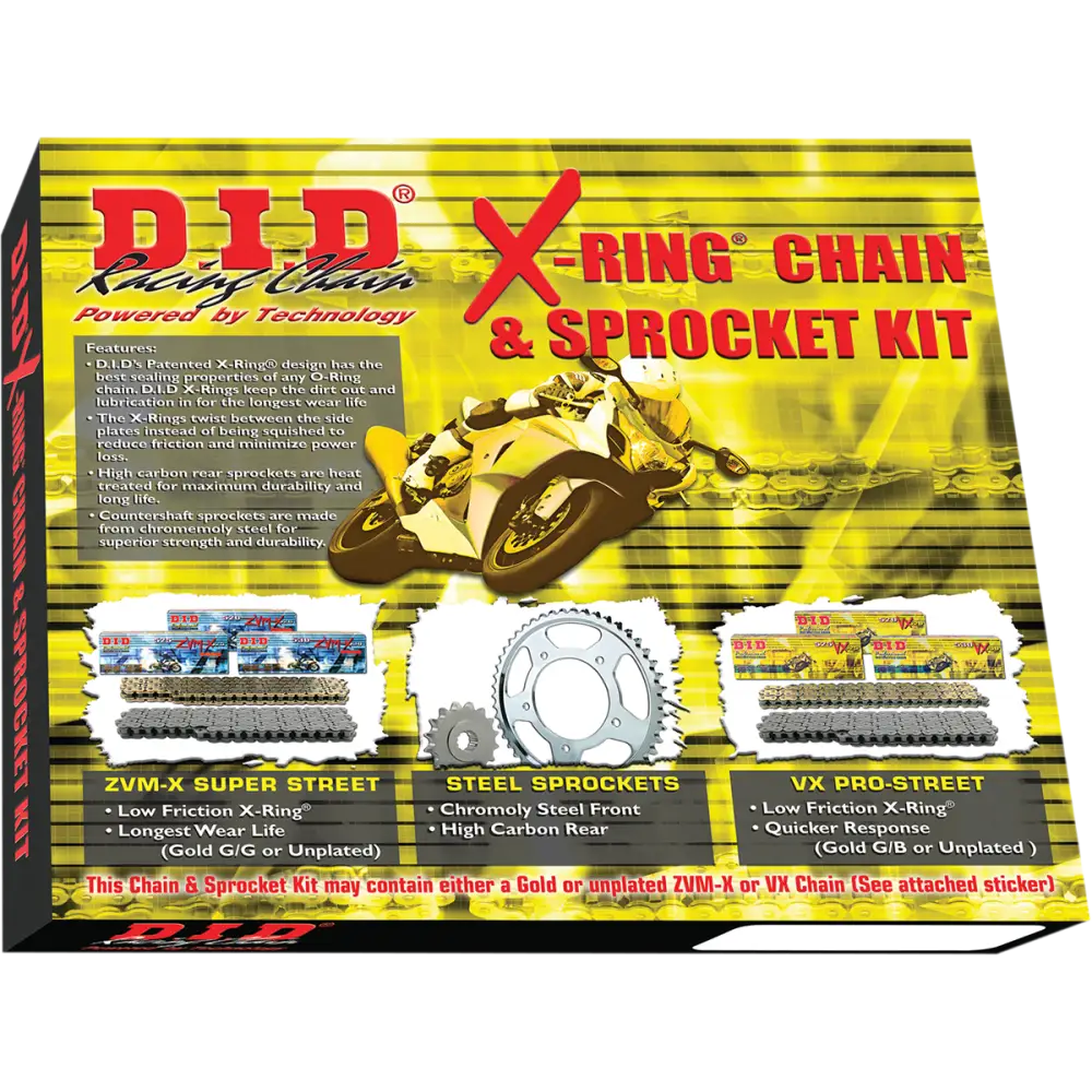 DID Chain Kit - Suzuki - DL1000 V-Strom '02-'12 DKS-009G