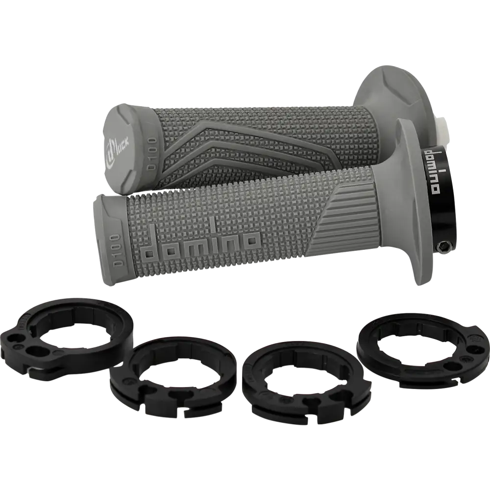 DOMINO D100 D-Lock Grips - Gray D10046C5200A9-0