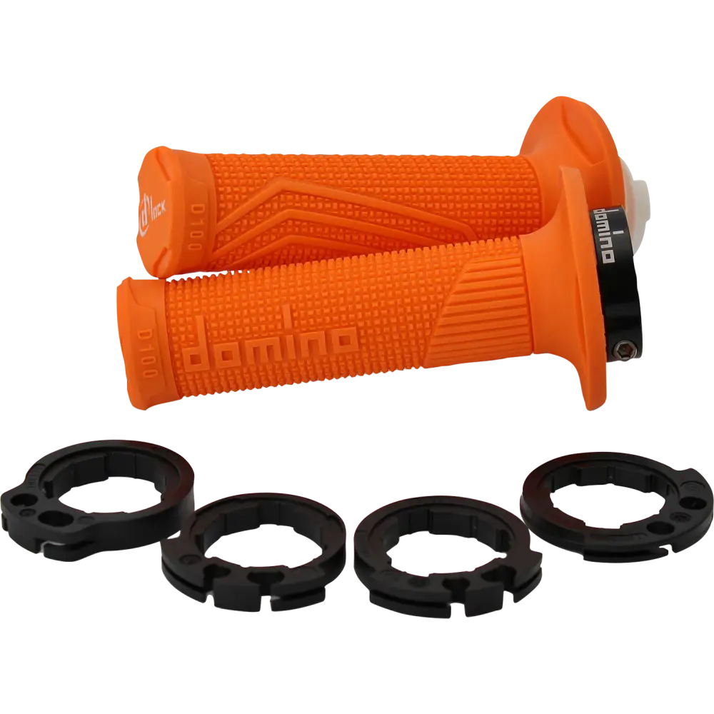 DOMINO D100 D-Lock Grips - Orange D10046C4500A9-0