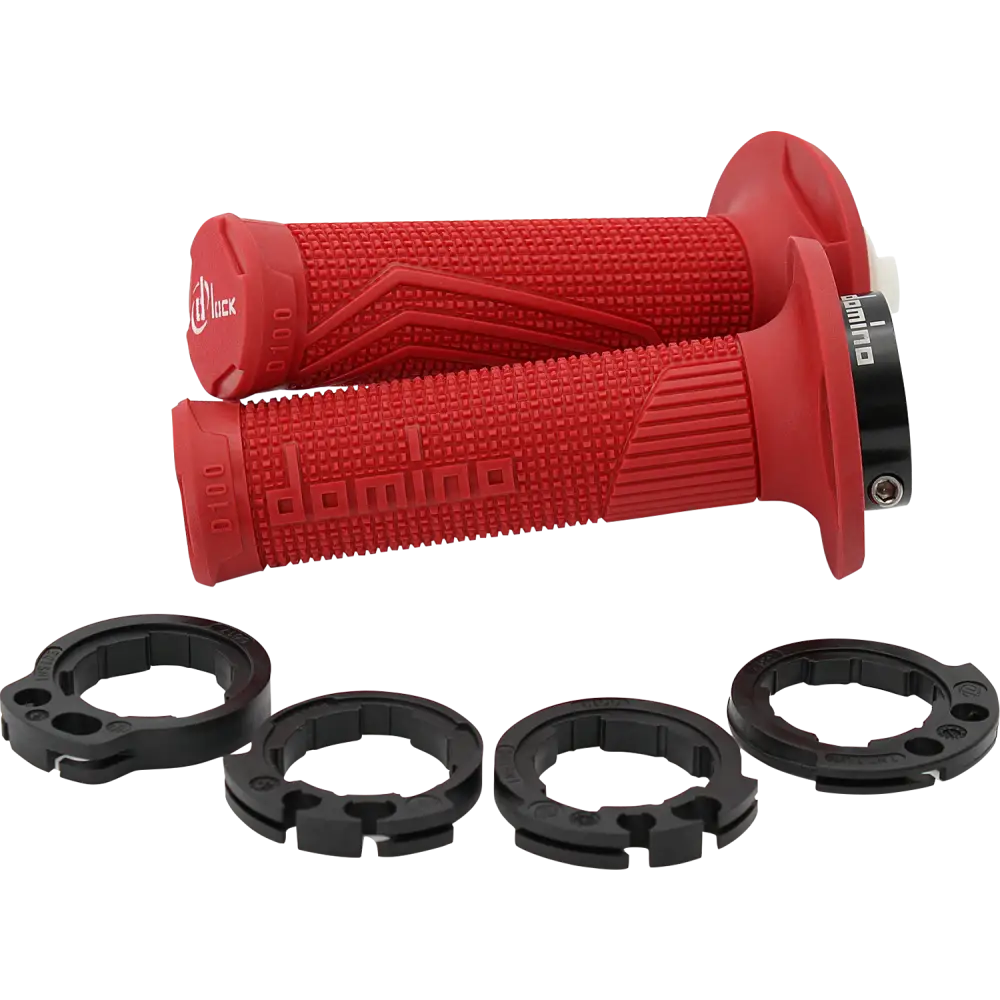DOMINO D100 D-Lock Grips - Red D10046C4200A9-0