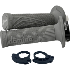 DOMINO D100 D-Lock Grips - Single Cable - Gray D10046C5200H7-0