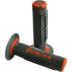DOMINO Grips - Dually - Half Waffle - Black/Orange A02041C4540A7-1