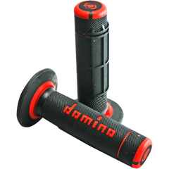 DOMINO Grips - Dually - Half Waffle - Black/Red A02041C4240A7-1