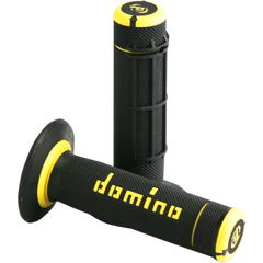 DOMINO Grips - Dually - Half Waffle - Black/Yellow A02041C4740A7-1
