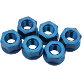 DRIVEN RACING Aluminum Sprocket Nuts - Blue - M10 x 1.25 DSNBL