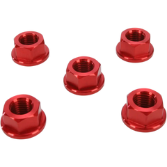 DRIVEN RACING Aluminum Sprocket Nuts - Red - M10 x 1.25 DSN5RD