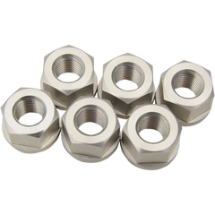 DRIVEN RACING Aluminum Sprocket Nuts - Silver - M10 x 1.25 DSNSL
