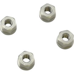 DRIVEN RACING Aluminum Sprocket Nuts - Silver - M8 x 1.25 DSN-02-SL