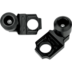 DRIVEN RACING Axle Block Sliders - Aprilia - Black DRAX-109-BK