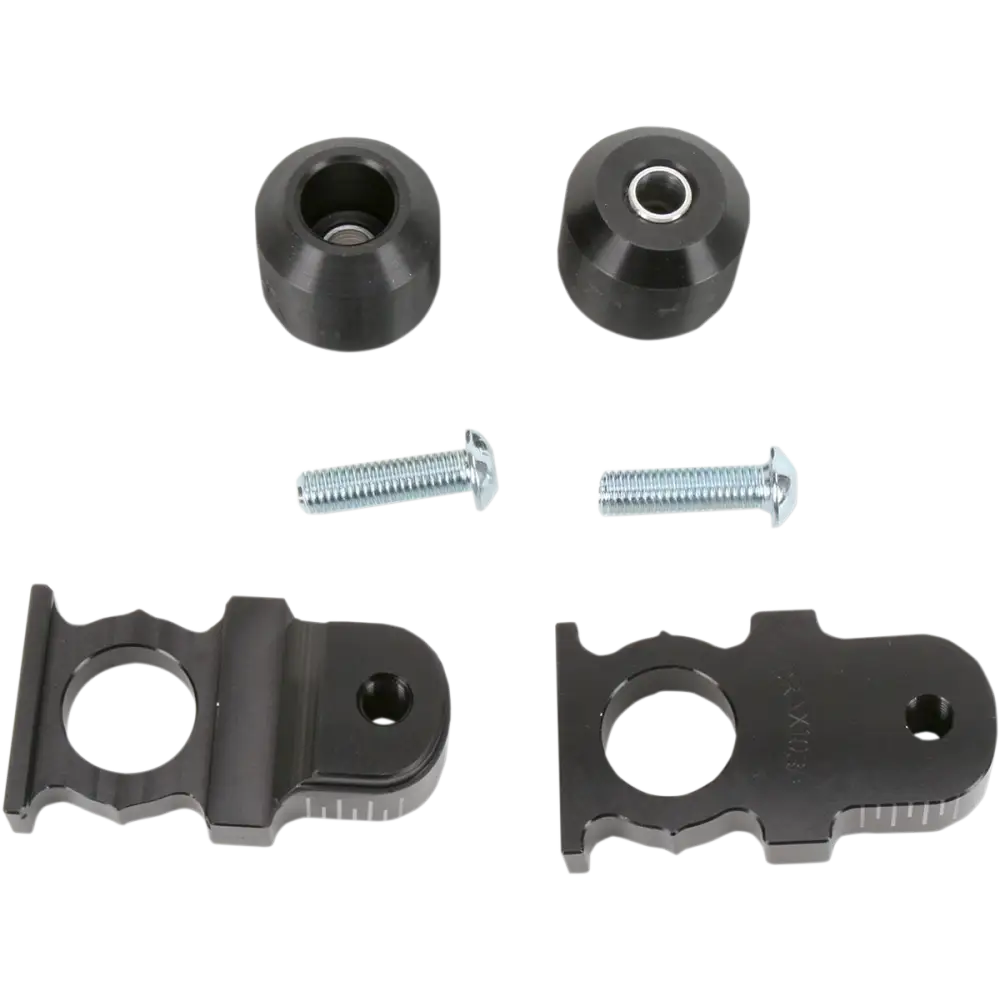 DRIVEN RACING Axle Block Sliders - Honda - Black DRAX-103-BK