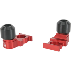 DRIVEN RACING Axle Block Sliders - Honda - Red DRAX-103-RD