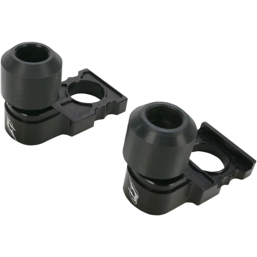 DRIVEN RACING Axle Block Sliders - Kawasaki - Black DRAX-110-BK