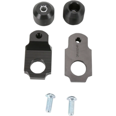 DRIVEN RACING Axle Block Sliders - Kawasaki ZX-6R - Black DRAX-104-BK