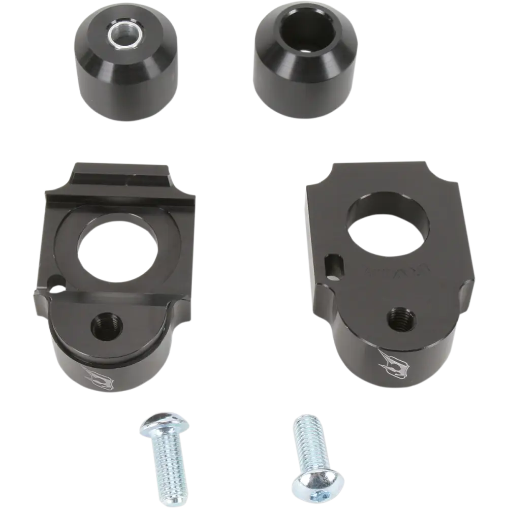 DRIVEN RACING Axle Block Sliders - Suzuki - Black DRAX-102-BK