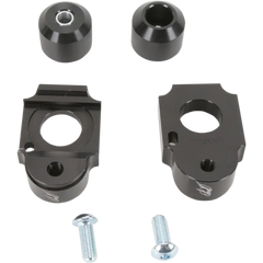 DRIVEN RACING Axle Block Sliders - Suzuki - Black DRAX-102-BK