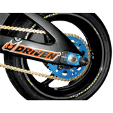 DRIVEN RACING Axle Block Sliders - Suzuki - Blue DRAX-102-BL