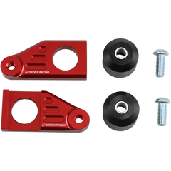 DRIVEN RACING Axle Block Sliders - Yamaha - Red DRAX-118-RD