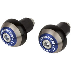 DRIVEN RACING Bar End - Halo - Blue DHBEW-BL
