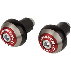 DRIVEN RACING Bar End - Halo - Red DHBEW-RD