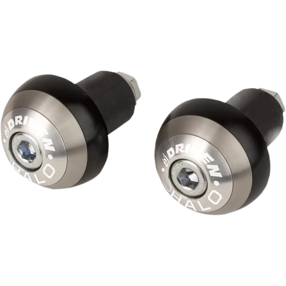 DRIVEN RACING Bar End - Halo - Silver DHBEW-SL