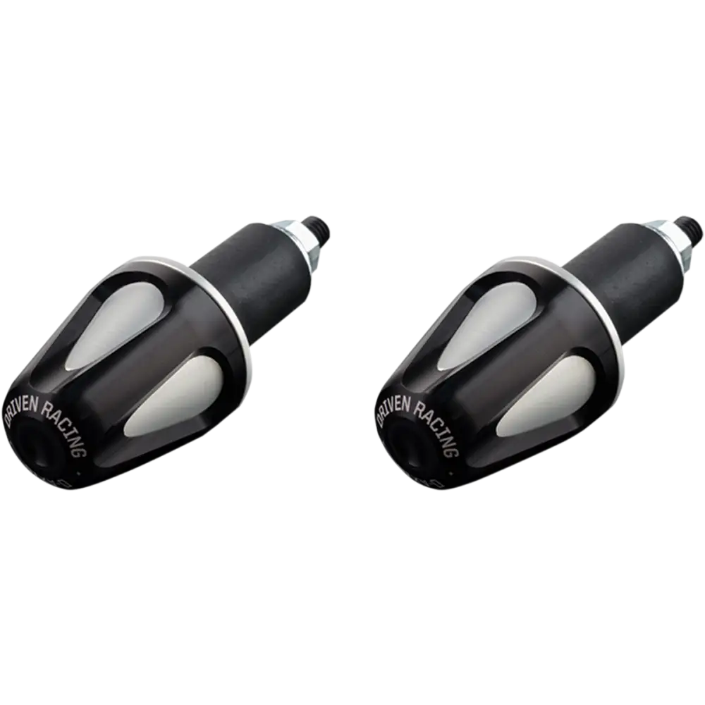 DRIVEN RACING Bar End Weight - Black/Silver DXB-BK2